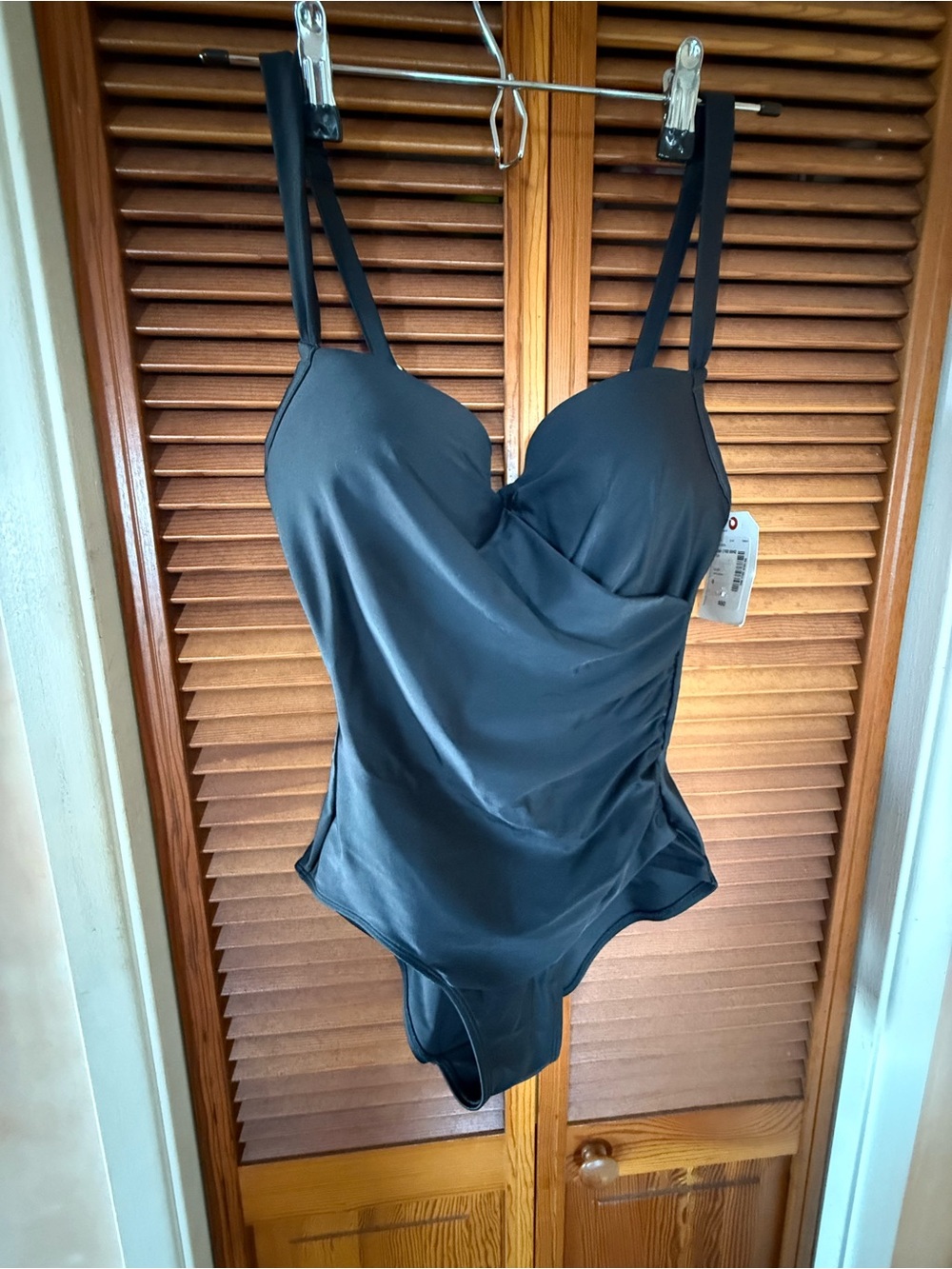 St. John’s Bay  One-Piece Swimsuit with Adjustable Straps